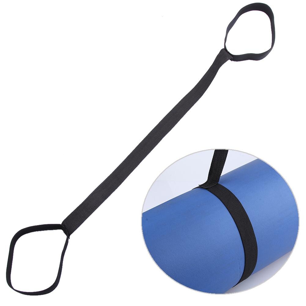 Adjustable Yoga Mat Sling Carrier Shoulder Strap Carry Belt Carrying Sling Retractable Cable Tie Back Light Yoga Mat