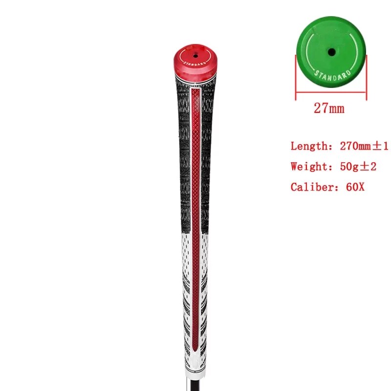 Golf Grip Rubberen Grip (10 Stuks): Red  Medium