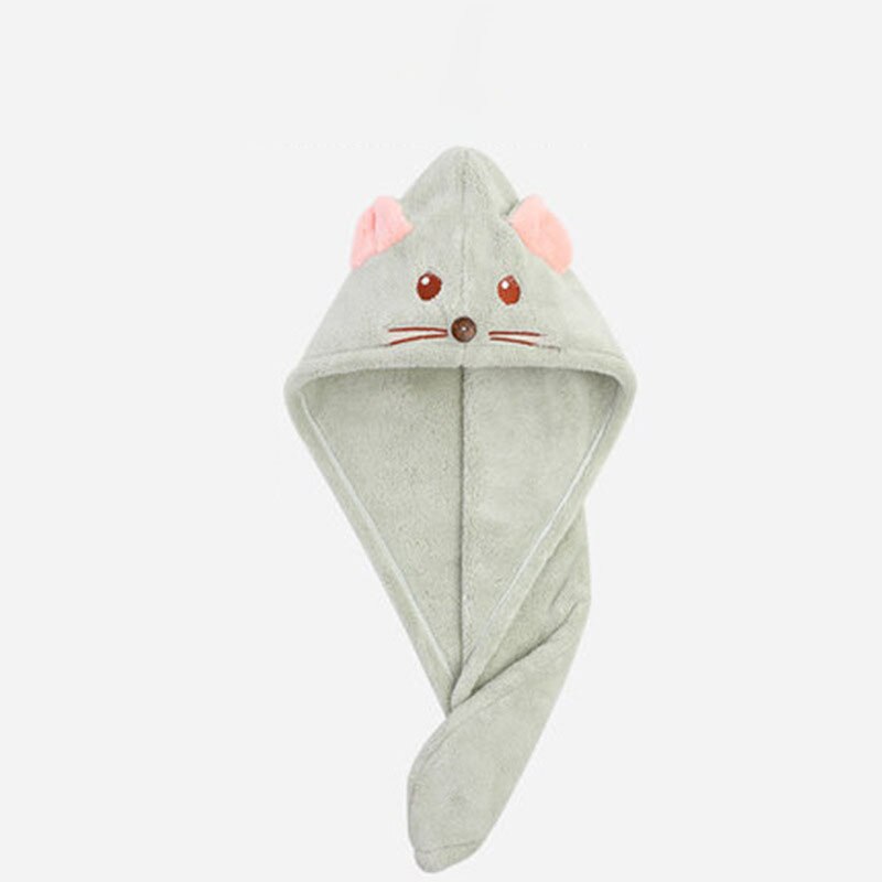 Ręcznik kąpielowy z mikrofibry włosy szybkoschnące suszenie dama bawełna kąpiel ręcznik dla dorosłych dziecko Super absorpcja turban turban robić suszenia włosów: zielony / 25X68  For dorosły