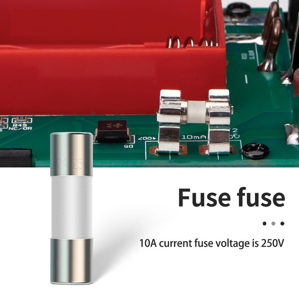 Aneng 10/20 stk 10*3.5mm keramisk sikring 600ma 10a 250v til multimeter udskiftningsdele tilbehør