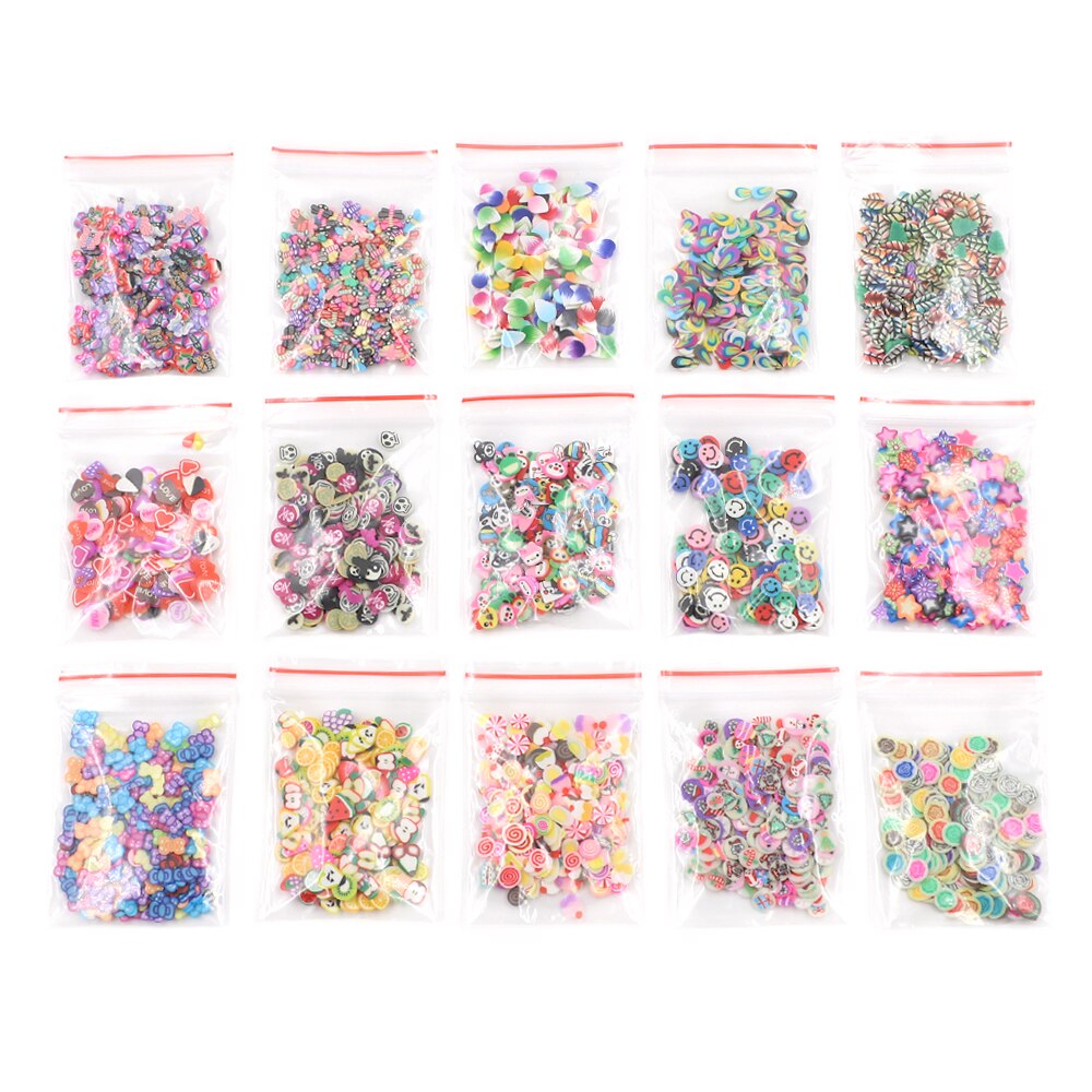 15 Styles Charms for Slime Supplies Kit Fluffy Slimes Fruit Polymer DIY Clear Slime Accessories Slide Putty Clay Toys for Kids