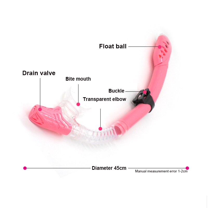 Maschera professionale per immersioni subacquee e snorkeling occhiali antiappannamento occhiali da nuoto nuoto Set di tubi per respiro facile