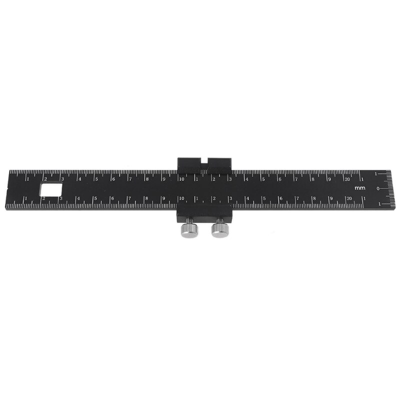 B2RB Woodworking T-Rule 6/8/12 Inch,Precision Precision Marking T-Square ,Aluminum alloy Positioning Scribing Gauge: 20CM 8INCHES