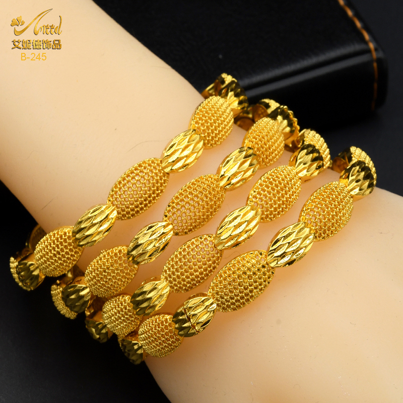 Dubai Armreifen Für Frauen Nahen Osten Gold Farbe Armreif Äthiopischen Saudi-arabischen Armbinde Hochzeit Braut Schmuck Afrikanische Geburtstag: Antike Silber