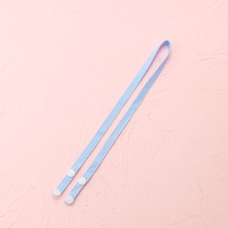 Cuerda colgante para mascarilla, cordón de Color sólido para máscara facial, soporte de cadena sin huellas para colgar en la oreja, para exteriores, para niños y adultos: 18