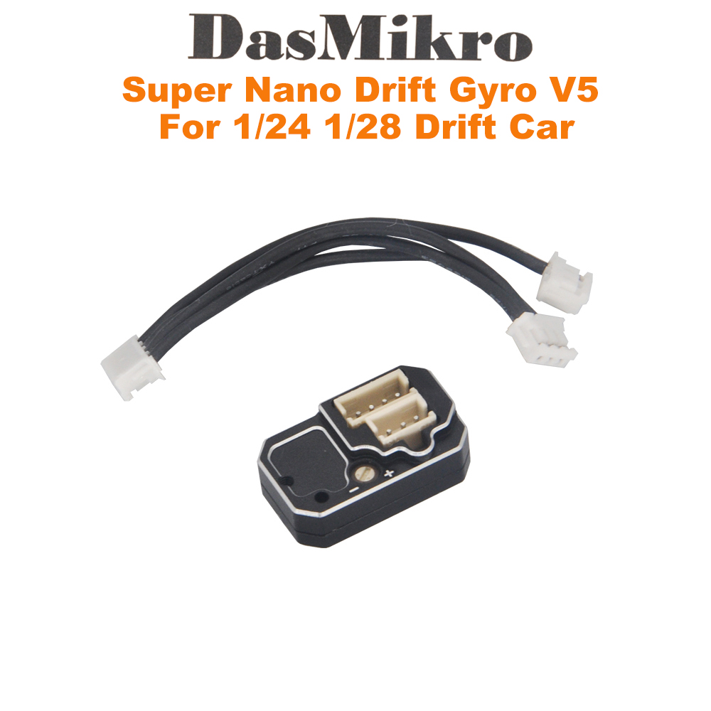 DasMikro Nano Drift Gyro V5 with CNC Metal Case For 1/24 1/28 Drift Car RC Racing Car Parts