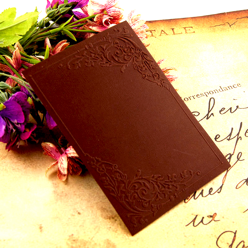 Flower edge Embossing folders Plastic bump Scrapbooking DIY Template Fondant indentation Cake Photo Album Card Make 10.5x14.8cm