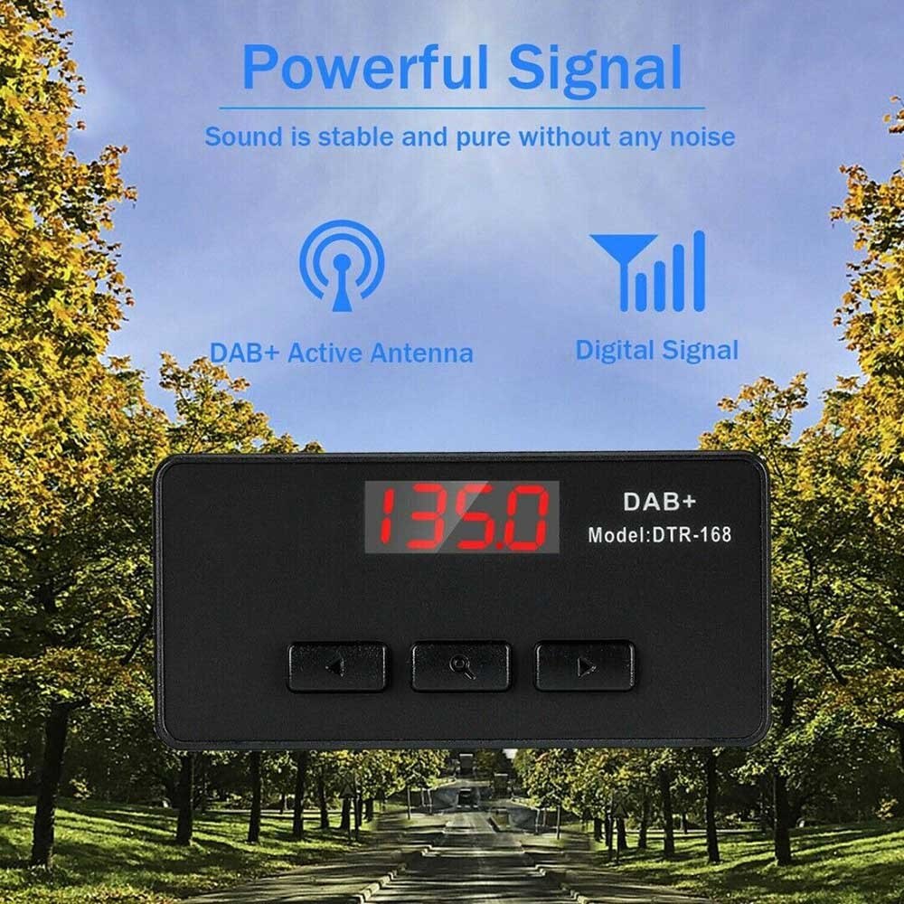 Dab + Auto Radio Ontvanger Aux Fm-zender Adapter + Antenne Radio Auto Radio Stereo Multimedia Autoradio Speler