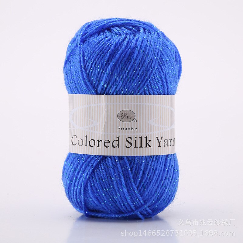 50G Lurex Garen Medium Dikke Acryl Garen Bal Fancy Garen Sjaal Hoed Jasje Breien Lijn Hand Breien Haak Garen: 11