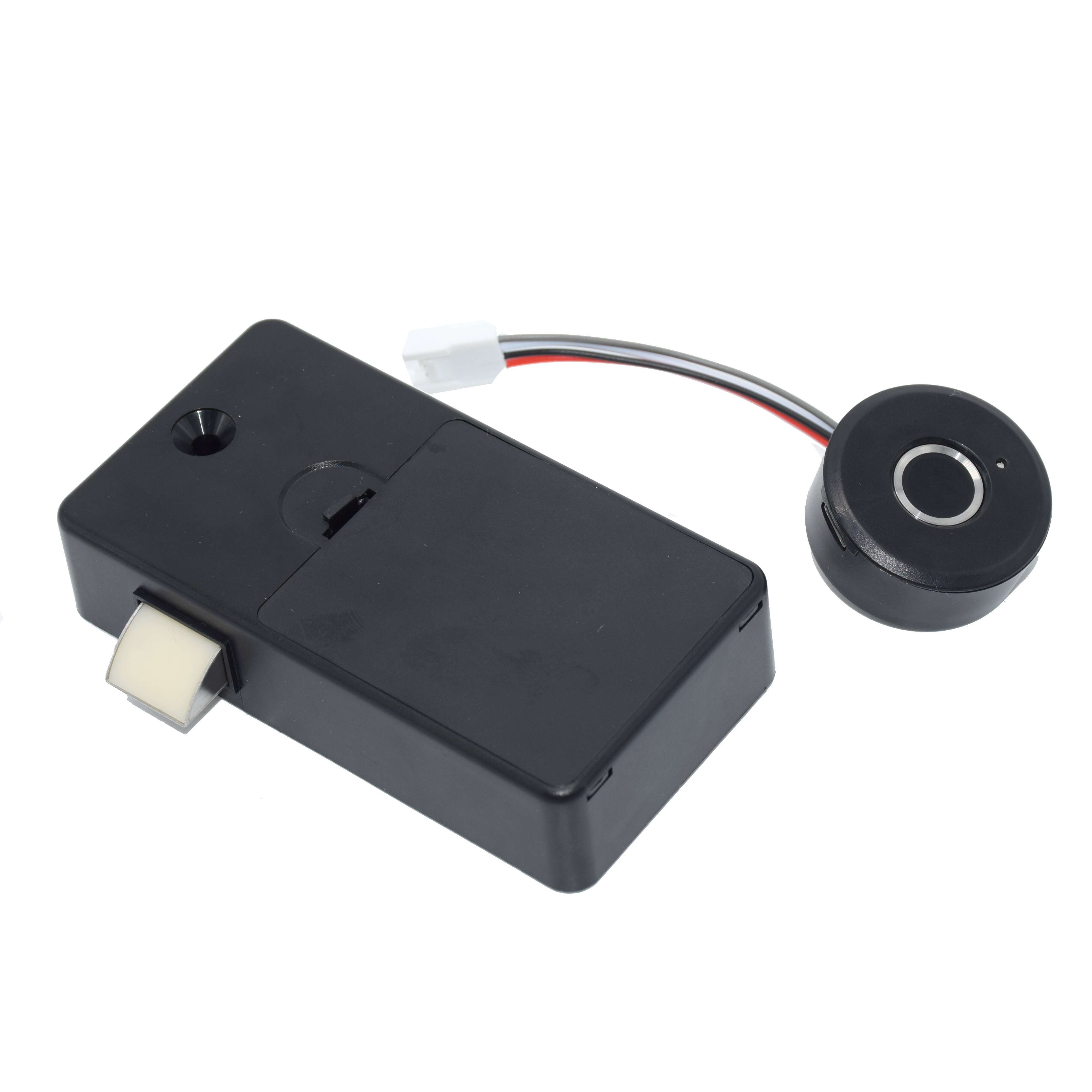 Plastic Fingerprint Cabinet Drawer Lock Electric Lock 20 Users