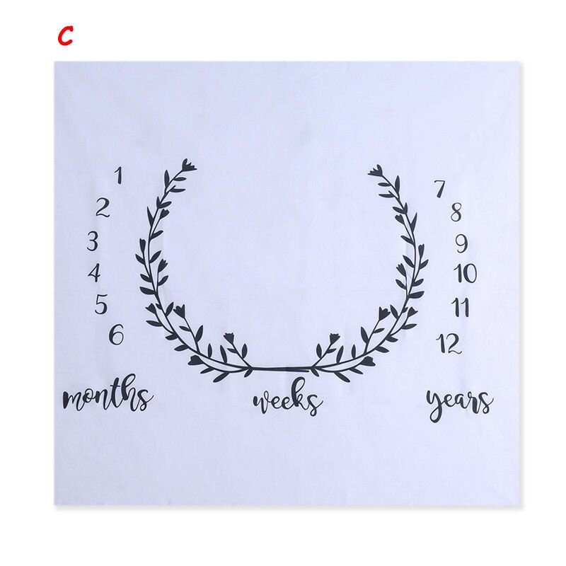 Cobertor infantil Bebê Marco Foto Fotografia Prop Carta Respirável Pano De Fundo Pano 100x100 CM 4 Padrões