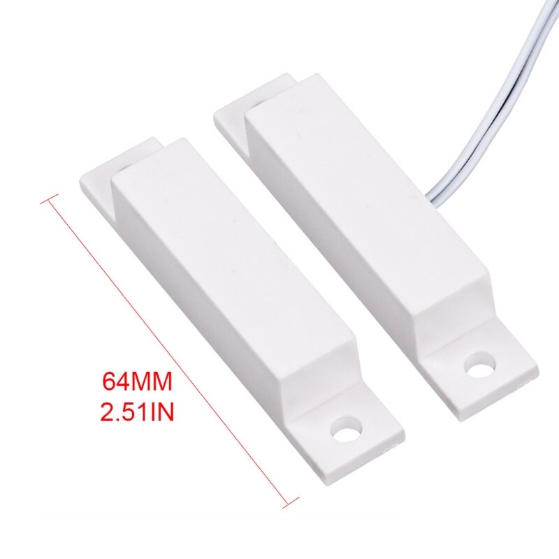 Magnetic Door Window Contact Sensor Alarm Reed Switch Security Home Burglar Alarm NO/NC Magnetic Switch Easy to Install