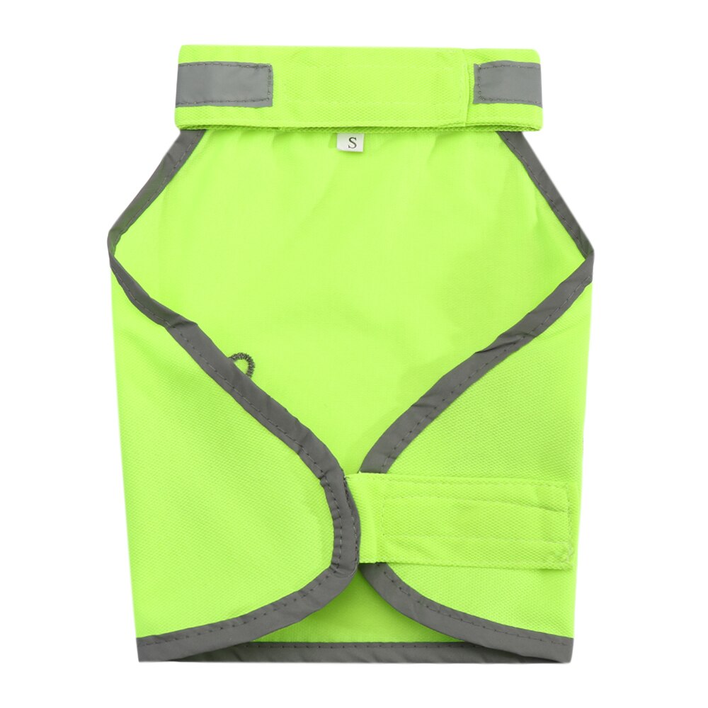 Chaleco reflectante de seguridad fluorescente para mascotas chaleco reflectante de alta visibilidad con estampado de pata de perro S/M/L/XL/2XL