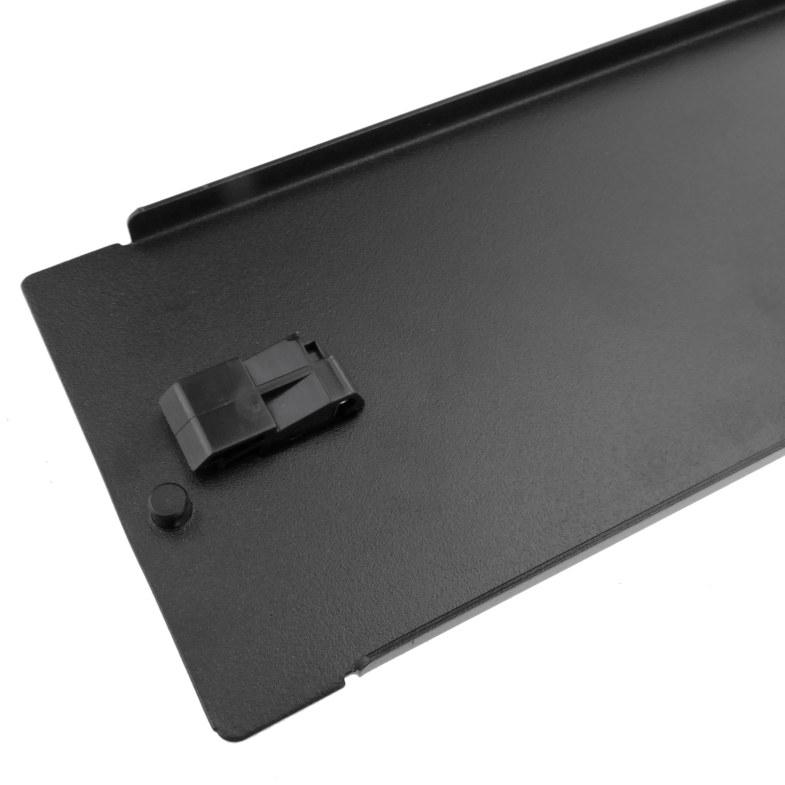 RackMatic - Panel ciego de 2U para armario rack 19&quot; Tapa metal negra a presión