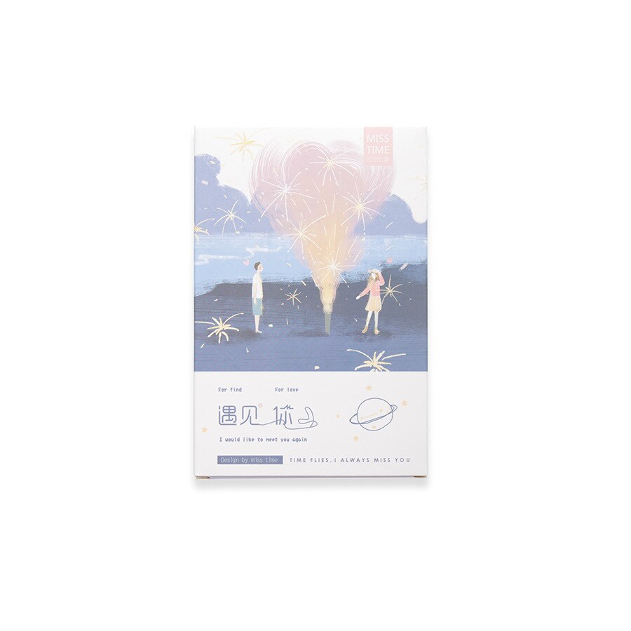 Carte postale créative de la saint-valentin, 30 feuilles/ensemble, carte de vœux, Message, d'anniversaire