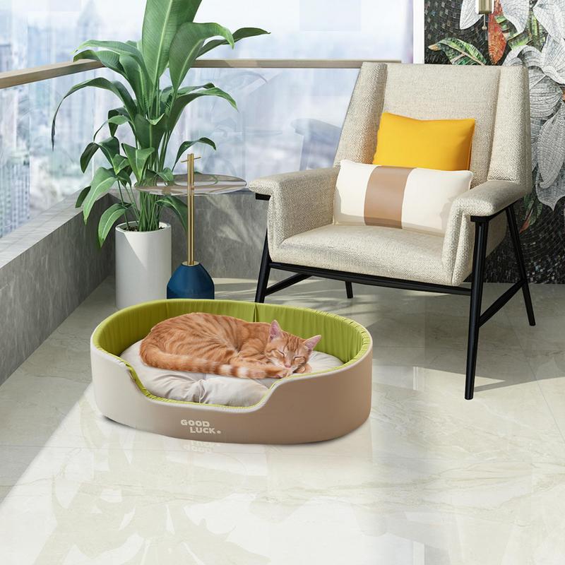Lit double face pour animaux de compagnie, canapé-lit pour chiot, coussin de couchage pour chat, accessoires pour animaux de compagnie, quatre saisons, lit pour petits et grands chiens