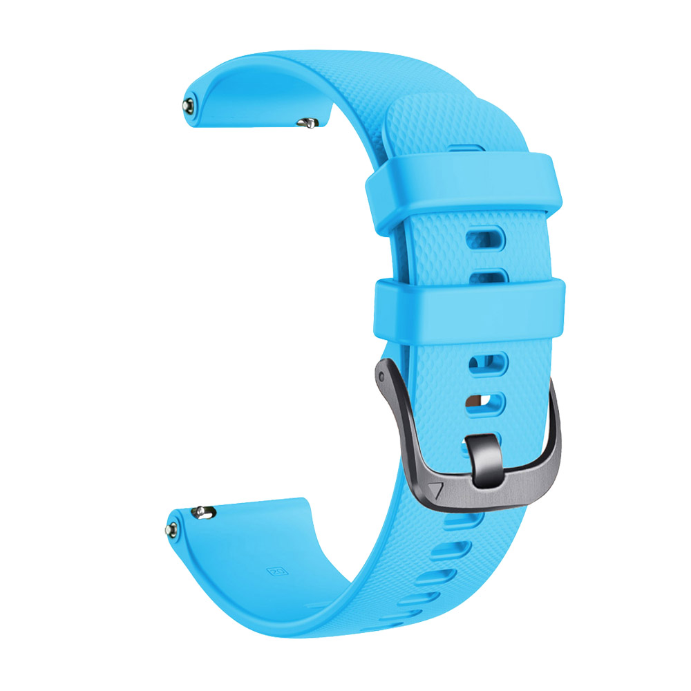 Correa de reloj de 20mm para Garmin Approach S12 / Approach S42, accesorios para reloj inteligente, pulsera de repuesto: Negro carbón / 12 mm