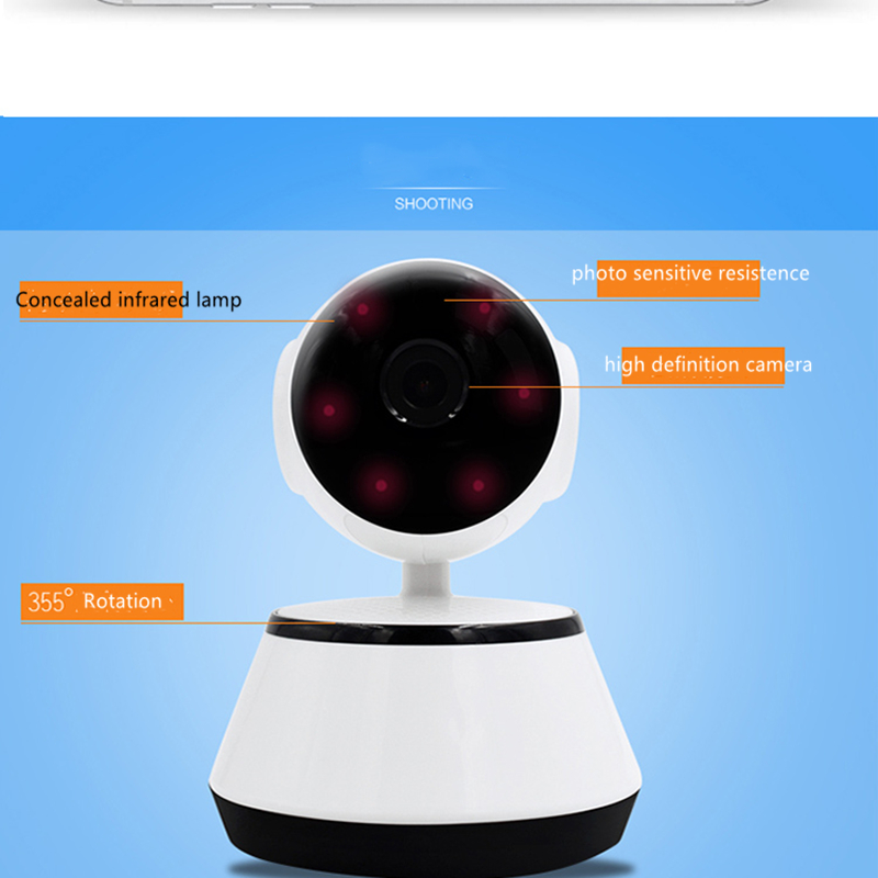 V380 Wireless Camera Home WiFi Smart Indoor Survei... Grandado