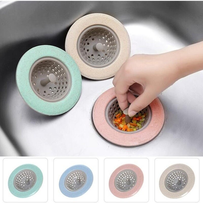 Gootsteenzeefje Siliconen Zeef Aanrecht Filter Mesh Vulstoffen Voor Haar Gootsteen Zeef Dingen Voor Keuken Accessoires