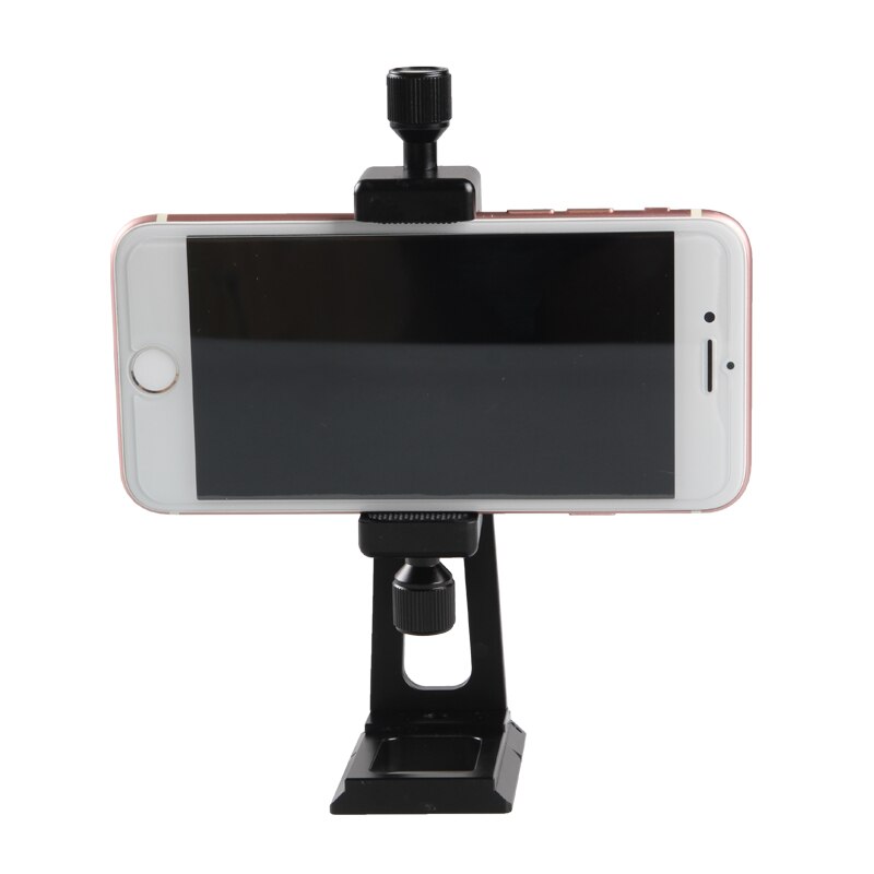 Adjustable Tripod Mount Adapter Vertical 360 Rotation Phone Clipper Stand for iPhone X 8 7 Huawei Samsung