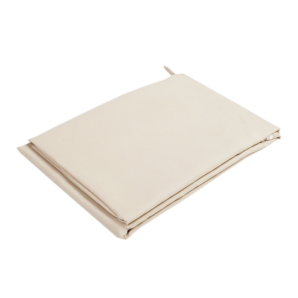 Doppel draussen Garten Schaukel Abdeckung Baldachin Ersatz Schatten Tuch 142x120x18cm: Beige 
