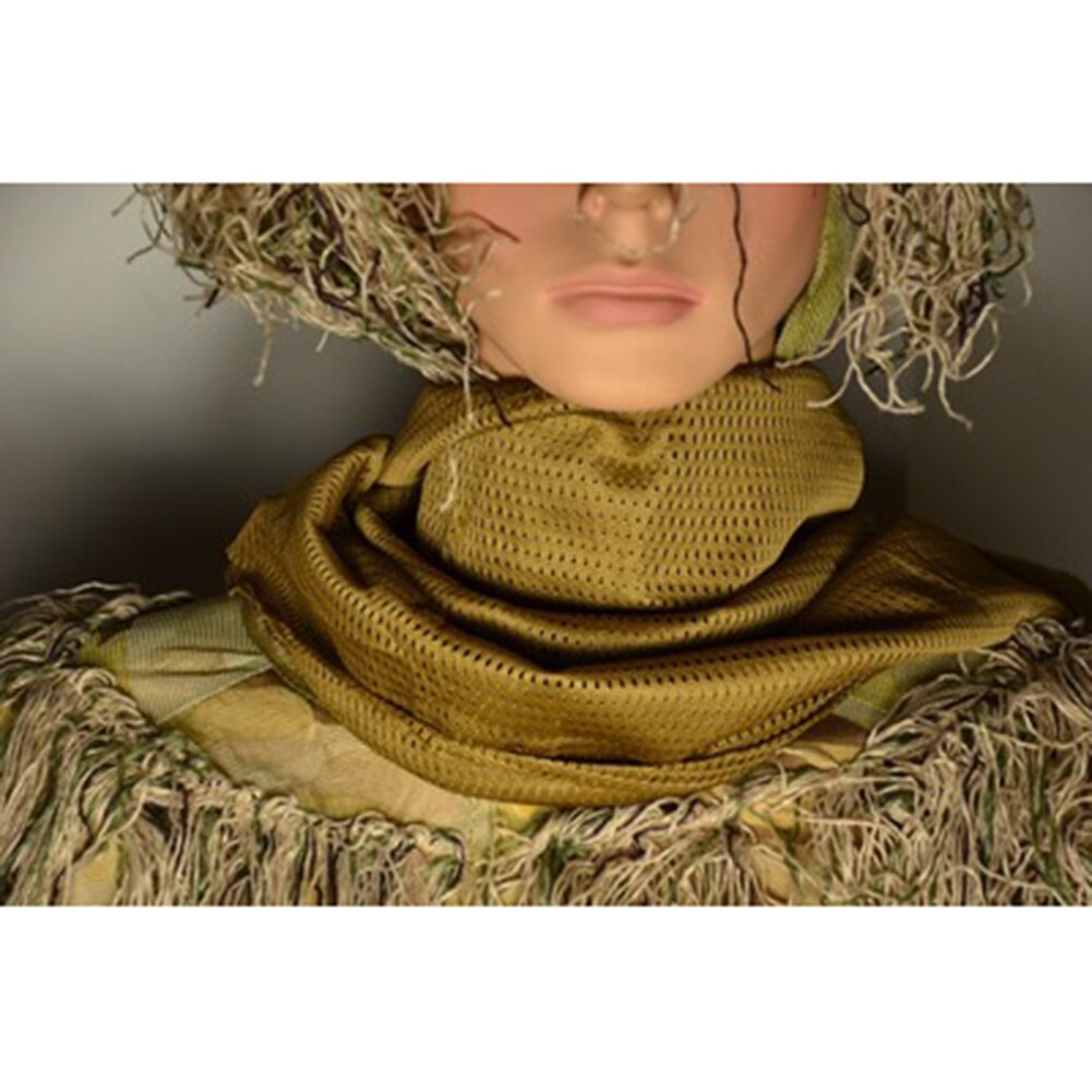 Pañuelo para exterior actividades pañuelo Material de la malla de la cubierta de la cabeza el cuello a prueba de polvo: 11