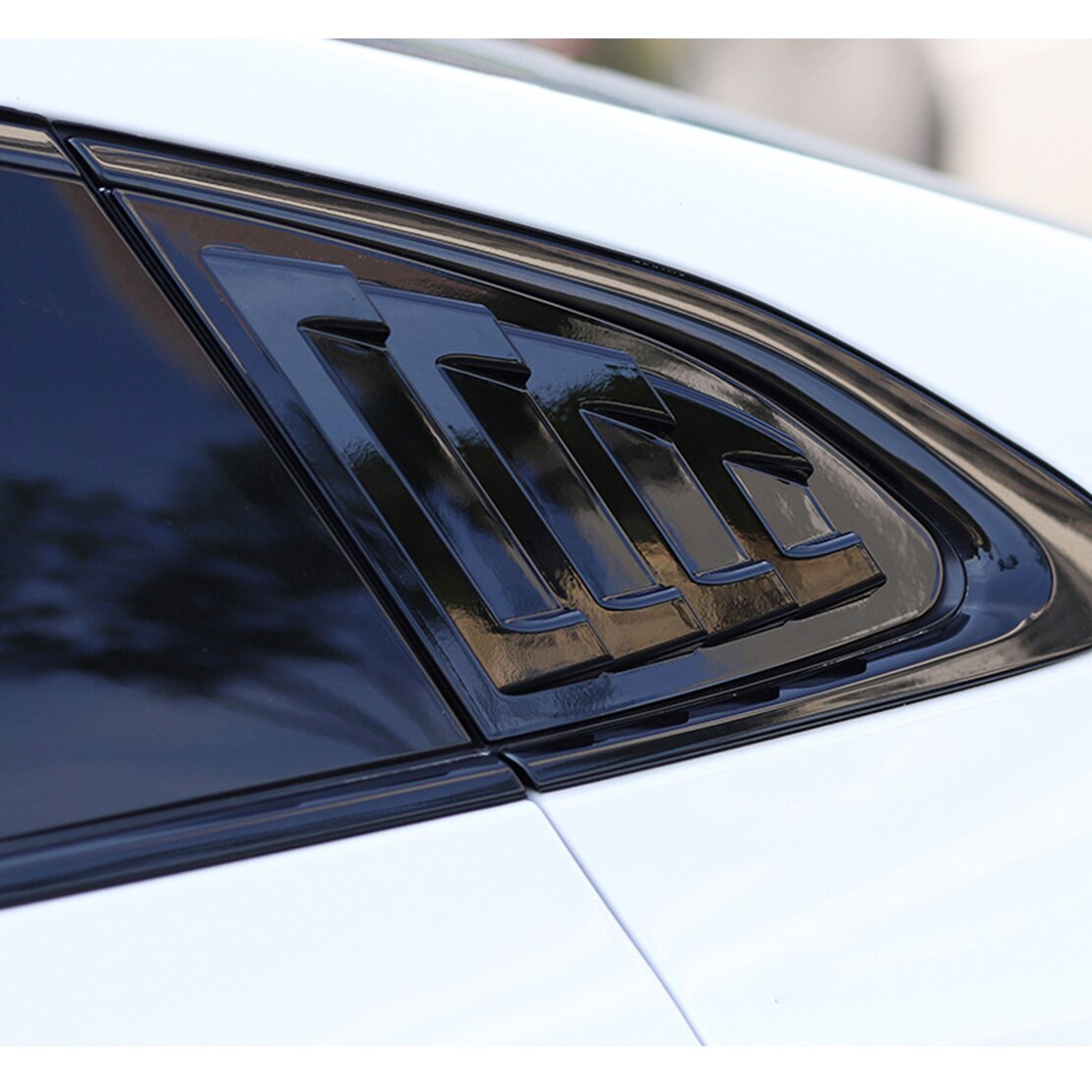 Tapa de obturador de ventana lateral de coche ABS, apta para Chevrolet Malibu XL , 1 par