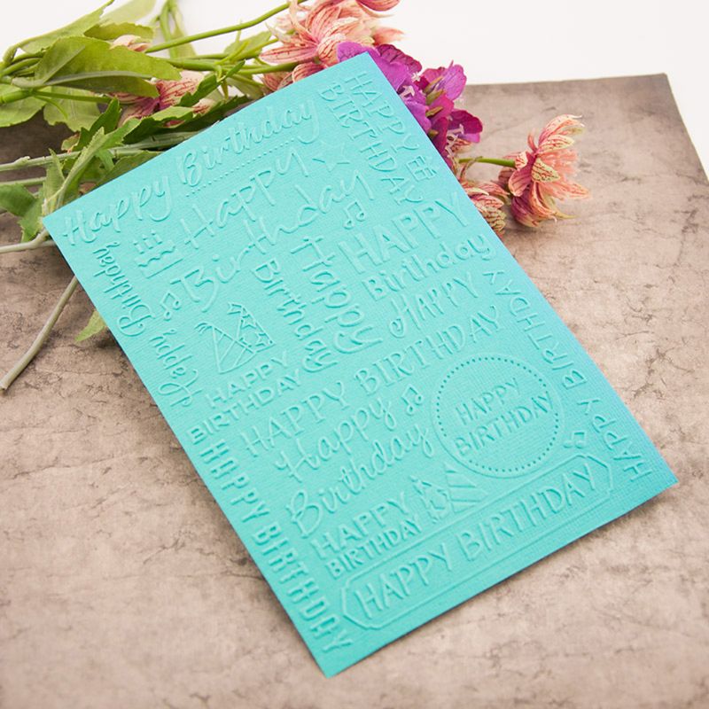 Plastic Embossing Folder Template DIY Scrapbook Ph... – Grandado