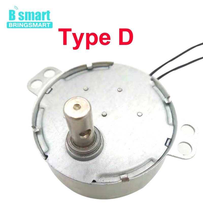 BringSmart 5-24v 110v 220v 1.4 2 4 8 10 15 20 30 48 60 obr/min rzemiosło obracać wystawa wentylator kuchenka mikrofalowa biegów silnik synchroniczny ac