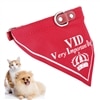 Kattehund bandana bibs halstørklæde krave justerbar pet halstørklæde tørklæde vandtæt spyt håndklæde til små mellemstore hunde