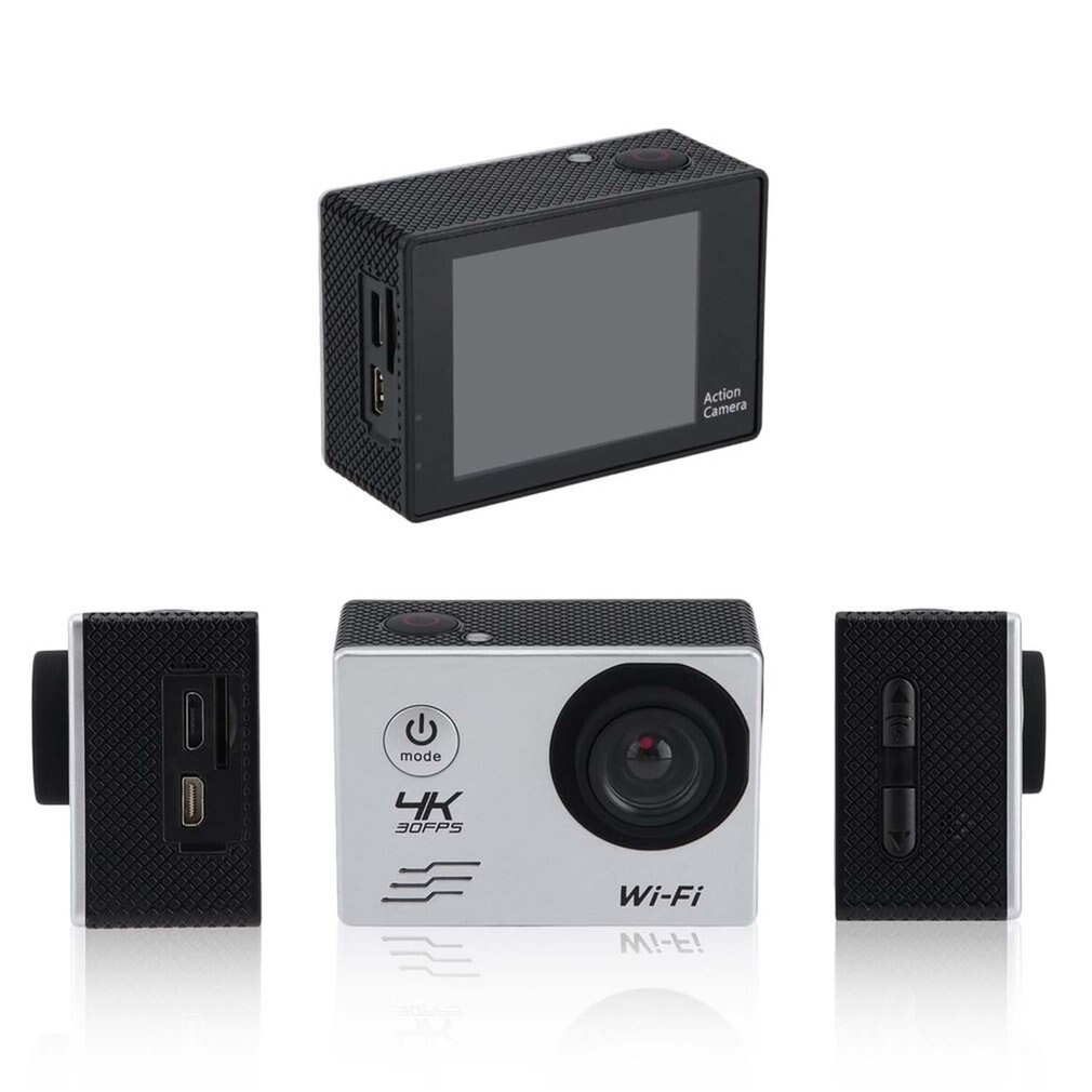 4K Wifi Camera 170 Graden Brede Angel Sport Dv Camera Waterdichte Outdoor Duiken Rijden Fotosessie Video Opname