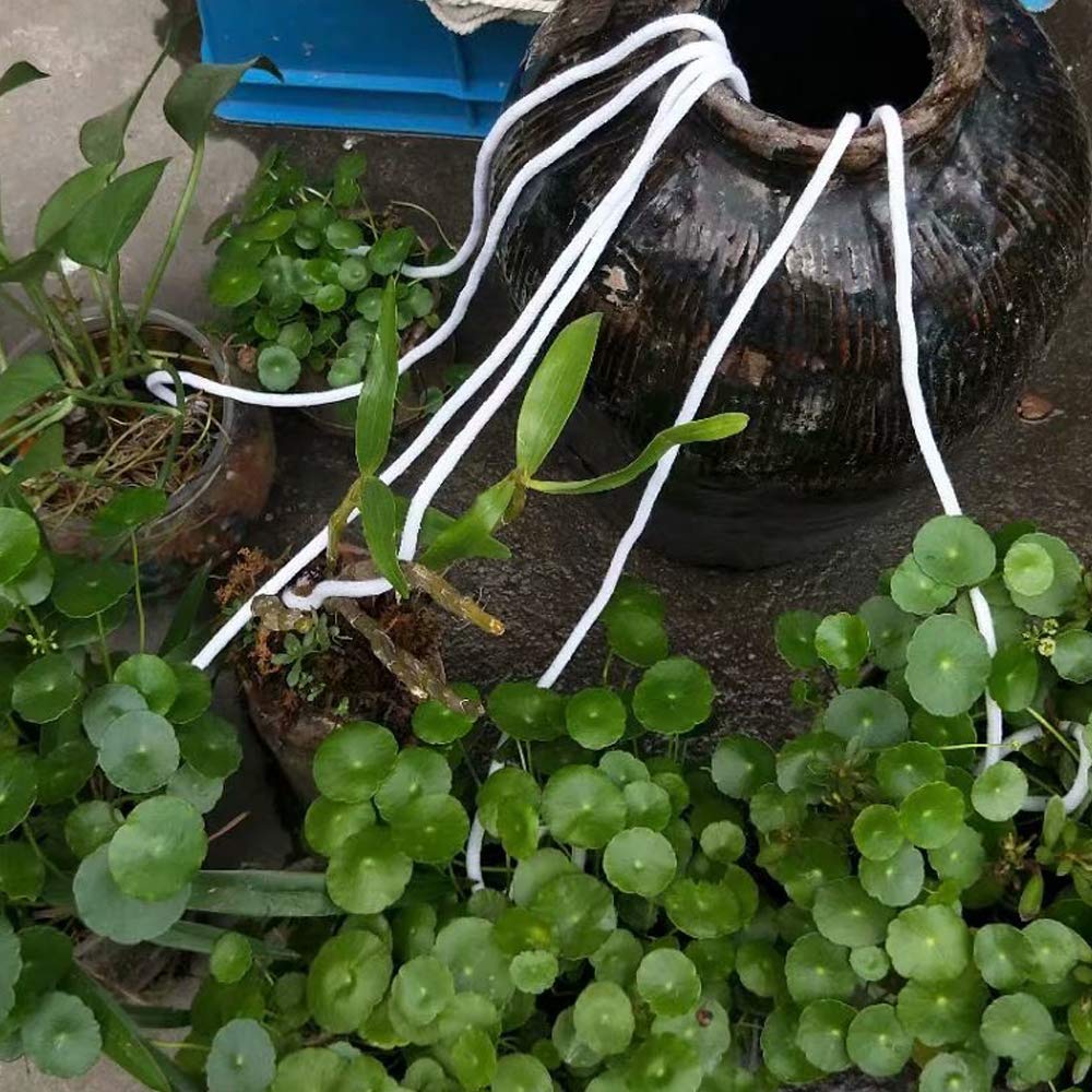 Cuerda de mecha de algodón para jardín, sistema de riego por goteo automático de liberación lenta, maceta para plantación de plantas en maceta, 4/6mm