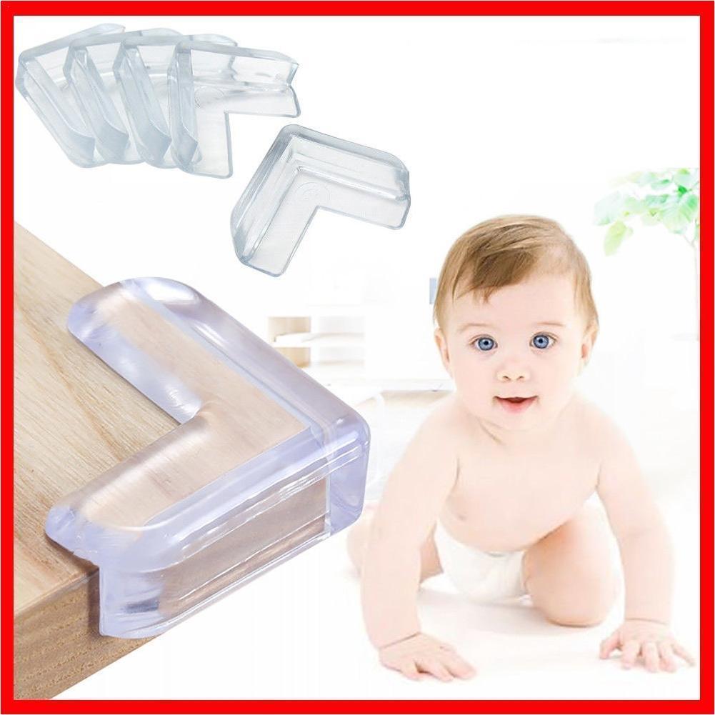 4pcs Transparent Anti-collision Angle PVC Pad Child Safety Corner Guard Baby Collision Proof Protector Table Corner Bumper