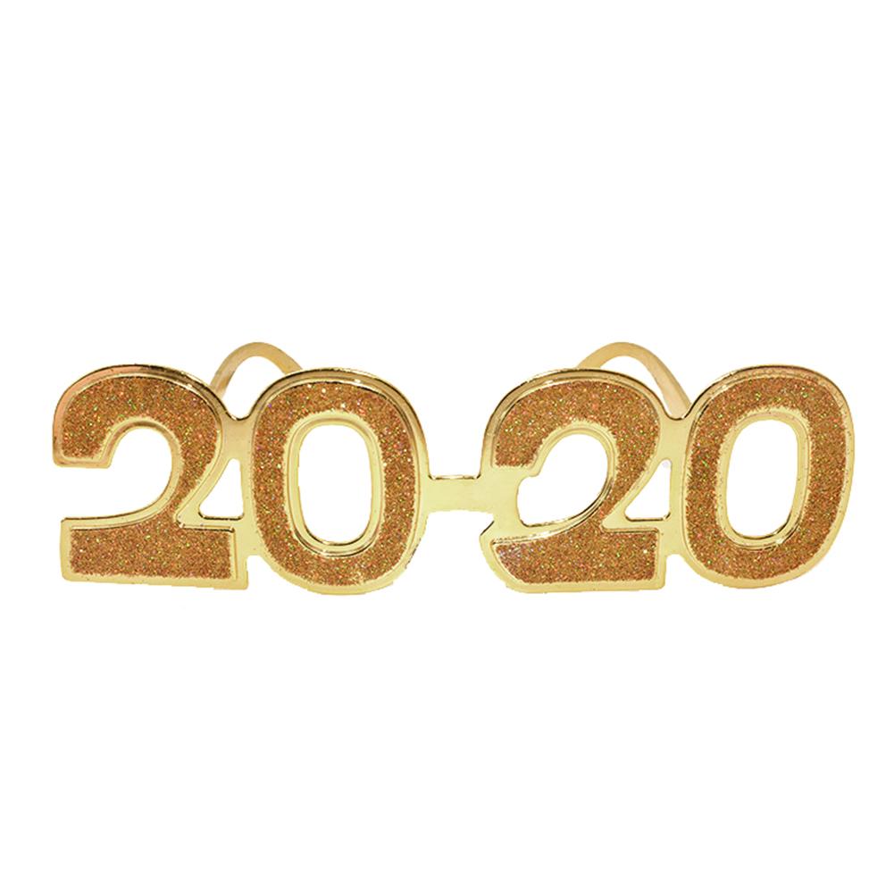 Brillen Glitter Bril Jaar Fun Brillen Bril Feestartikelen: Gold