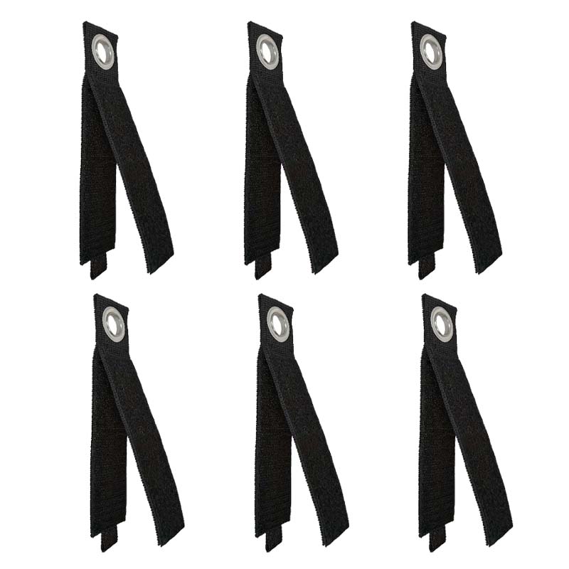 6 STKS Verlengsnoer Houder Organizer, 10 Inch Heavy Duty Bandjes Tool Organizer Perfect voor Garage Workshop Organisatie: GRIJS