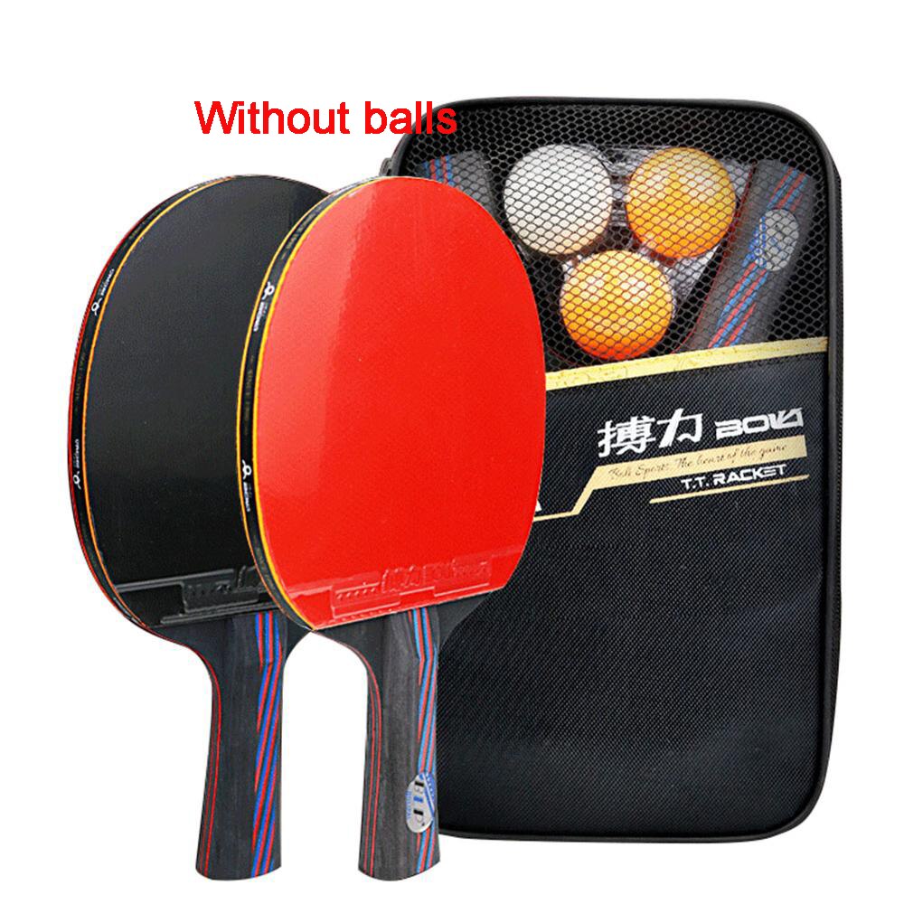 Ping Pong Paddle without 3 Table Tennis Balls Retractable Table Tennis Net Rack Soft Sponge Rubber Racket
