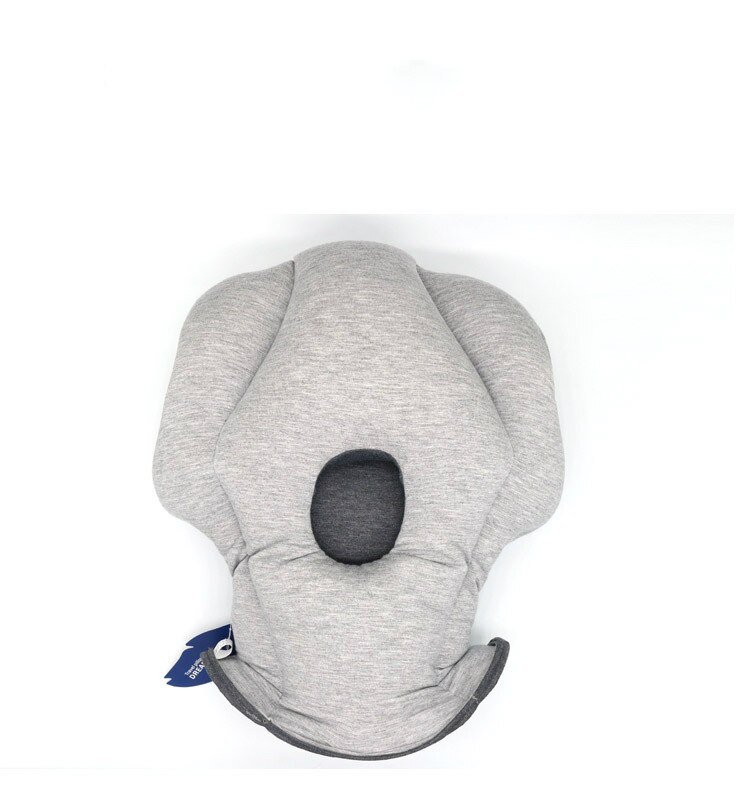 Autruche oreiller bureau sieste oreiller cou oreiller particule étudiant petit repos artefact: Gray