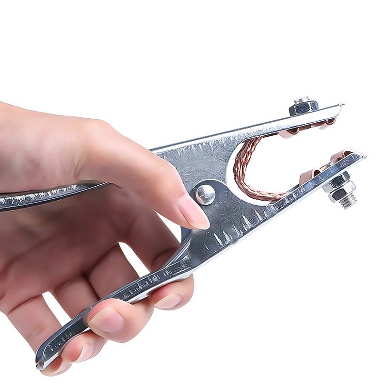 300A Welding Earth Ground Cable Clamp Length Electric Welding Argon Welding Clip Manual Earth Clip Welding machine accessories