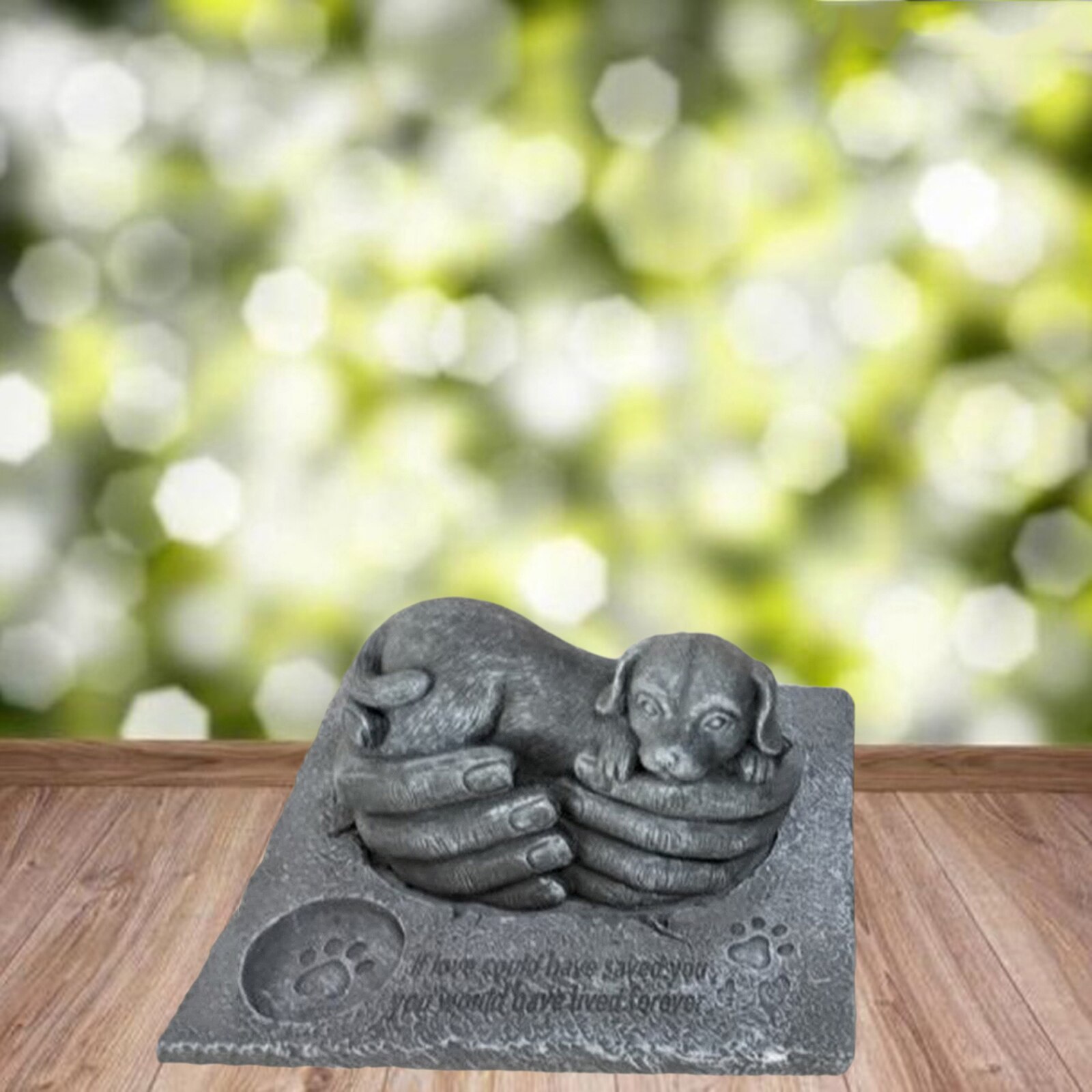 Animals Resin Pet Memorial Stones Garden Stone Grave Markers Outdoor Lawn Porch Tombstone Sympathy Pet Gravestone Headstone: Dog