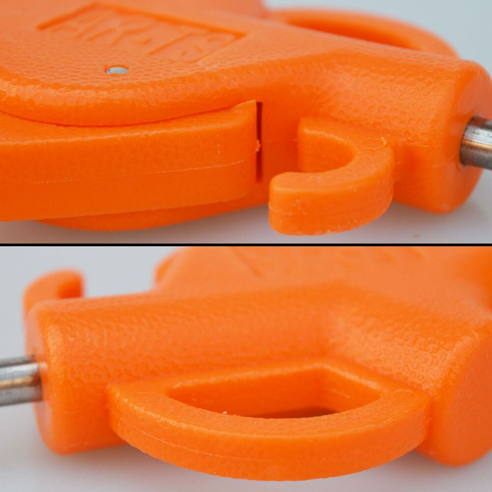 Orange Plastic Air Blower Pneumatic Dust Blowing Removal Powerful Air Compressor Air Pump Equipment Cleaning Tool with Connector