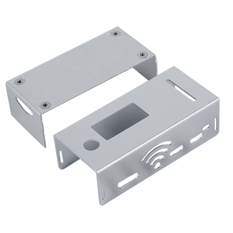 CNC Aluminum Alloy Case for Mini Station Radio Station Rainsun MMDVM Expansion Hotspot Wi-fi Voice Modem For Raspberry Pi W Zero: Silver