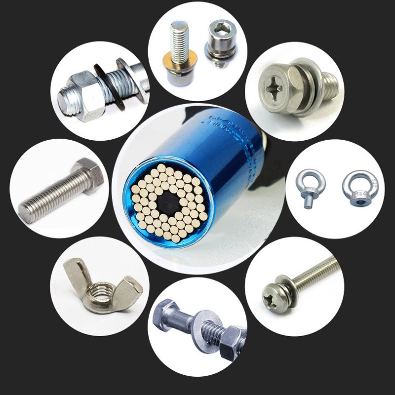 Universal Socket Wrench 7-19mm Socket Head Multifunctional Magic Socket Set Wrench Portable Tools