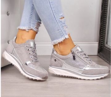 Femmes chaussures compensées baskets femmes vulcaniser chaussures paillettes secouer chaussures filles Sport chaussures femme baskets chaussures chaussures