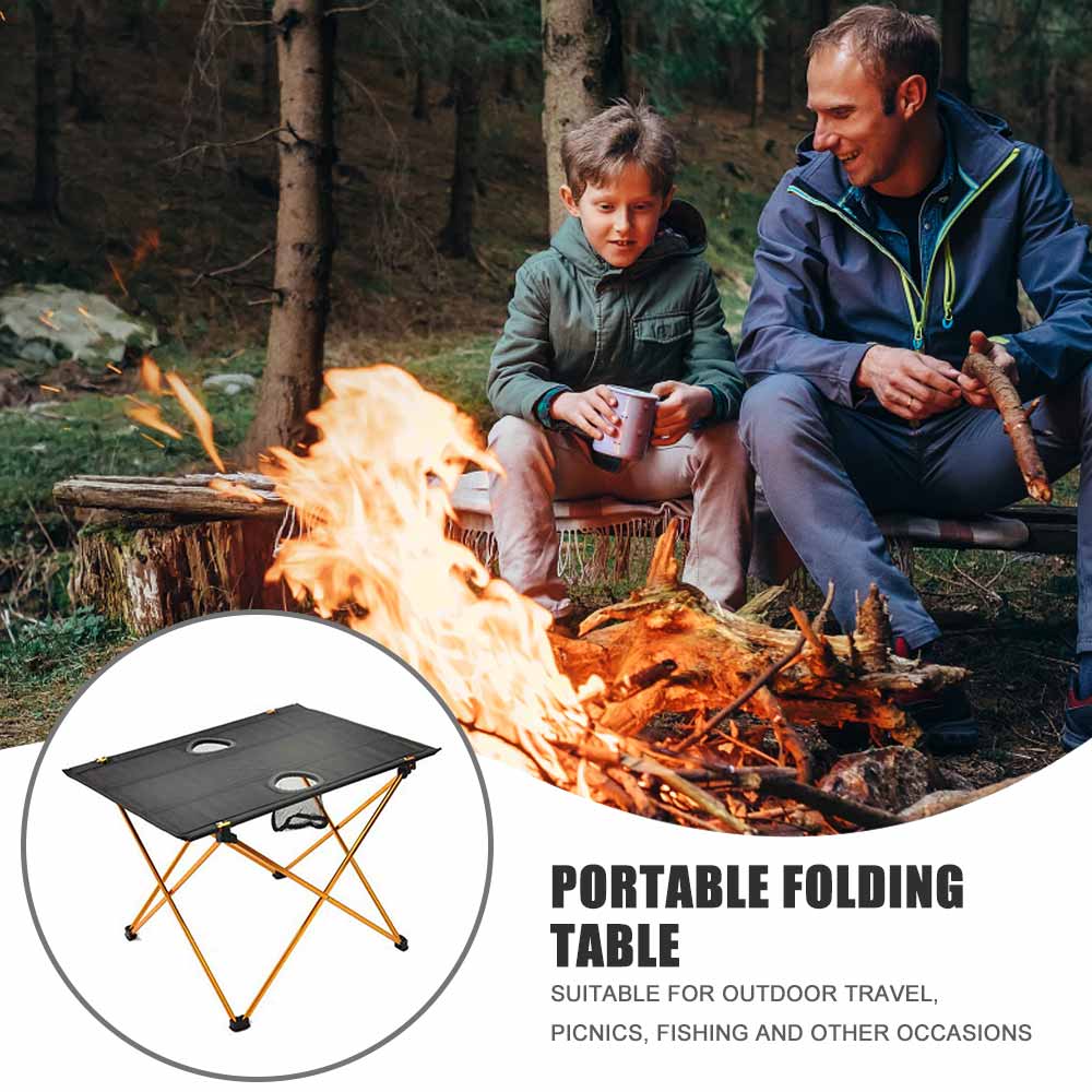 Portable Foldable Table Outdoor Camping Ultralight Aluminum Table BBQ Picnic 6061 Hiking Desk Fishing Ultra Light Folding Desk