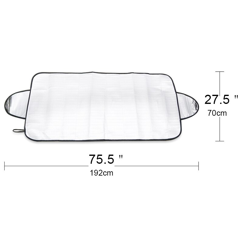 1pc 190*70cm uv bescherm voorruit achter auto raam zonnescherm zonnescherm voorruit zonnescherm beschermhoes voor auto voorruit