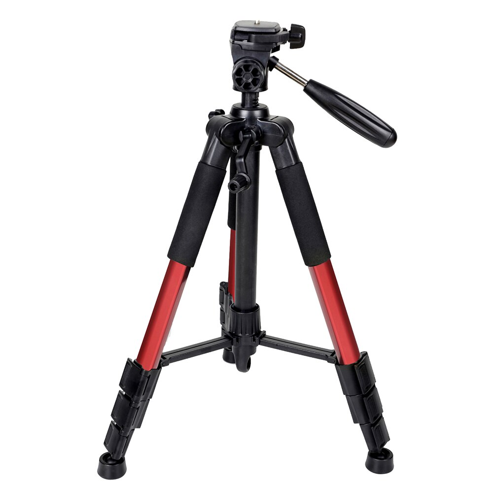 ZOMEI Q111 Tripod Lightweight Portable Aluminum Alloy Camera Travel Tripod with Quick Release Plate/ Carry Bag for DSLR Camera: Red