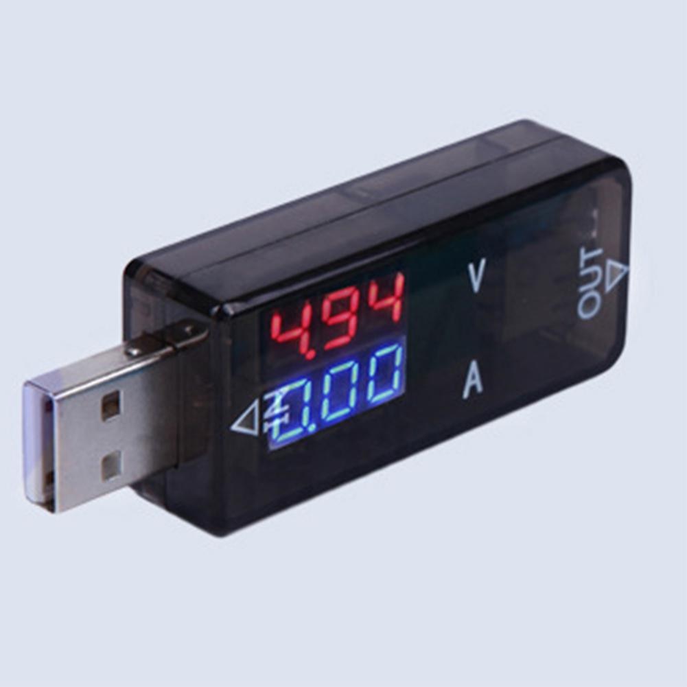 AKDSteel USB Digital Tester Ampere Meter Voltmeter Voltage Measuring Instrument Practical Meter
