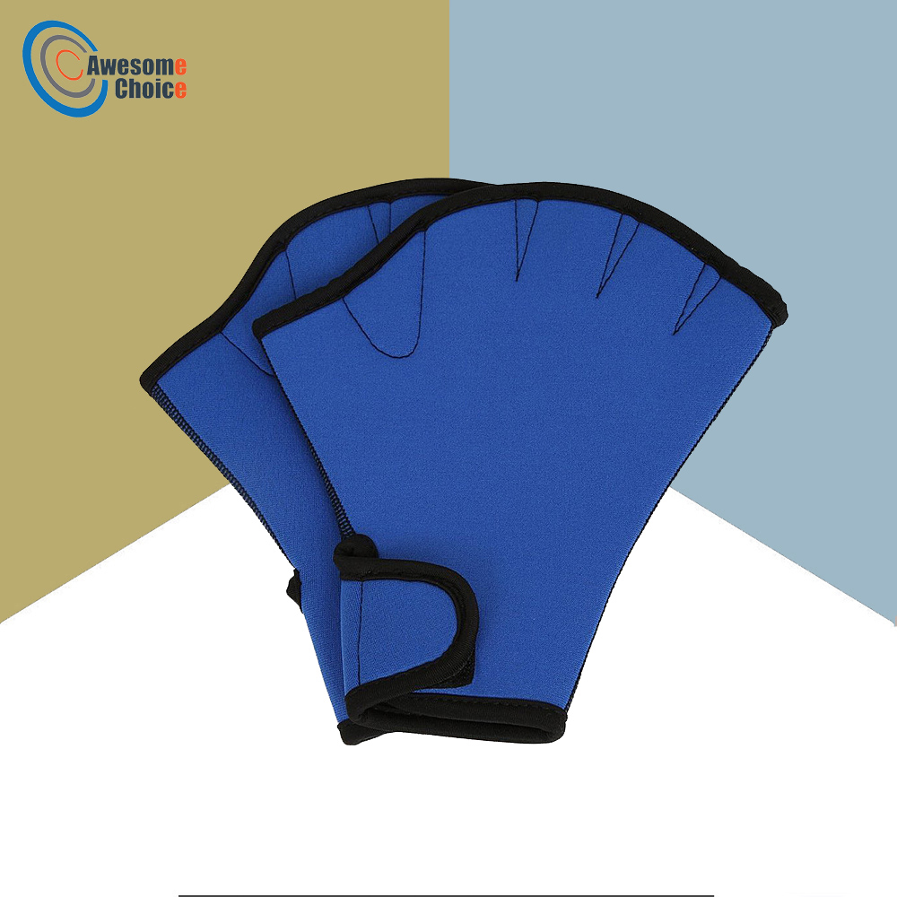 1 paar Schwimmen Handschuhe Aquatische Fitness Wasser Widerstand Aqua Fit Paddle Training Finger Handschuhe