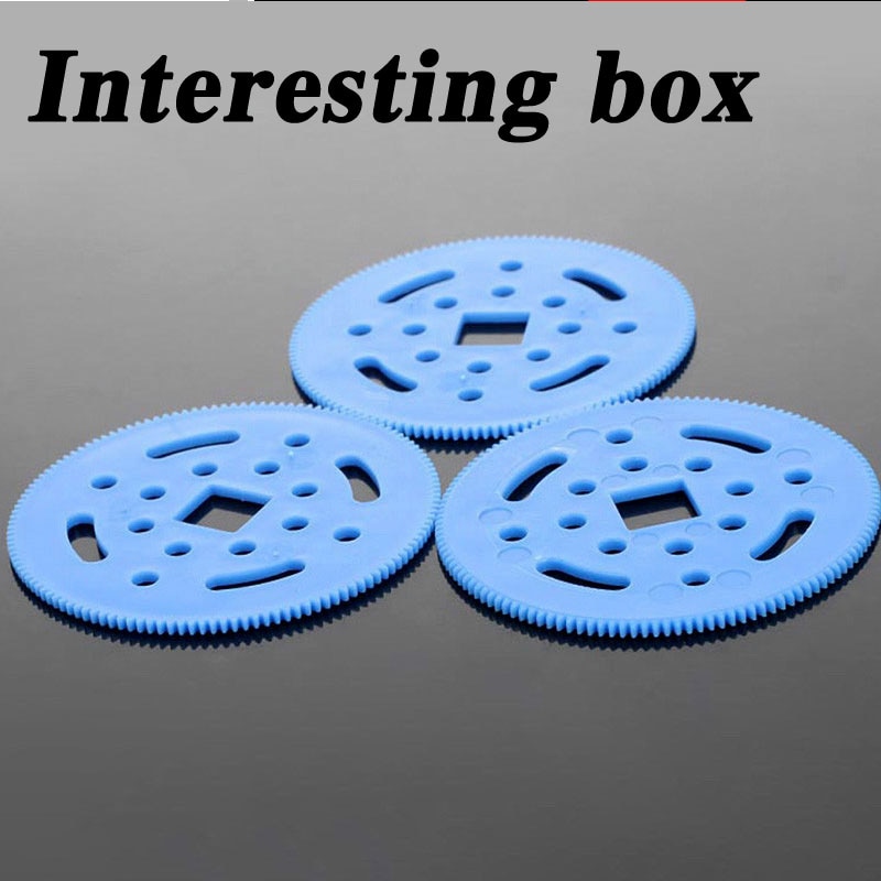 Plastic gear DIY motor gear reduction remote control car single layer gear 130T square hole gear