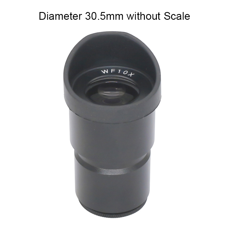 WF10X Wide Field Eyepiece Optical Lens for Stereo Microscope 10X WF10X/20 Field of View 20mm with or without Cross Reticle: 30.5mm without Scale